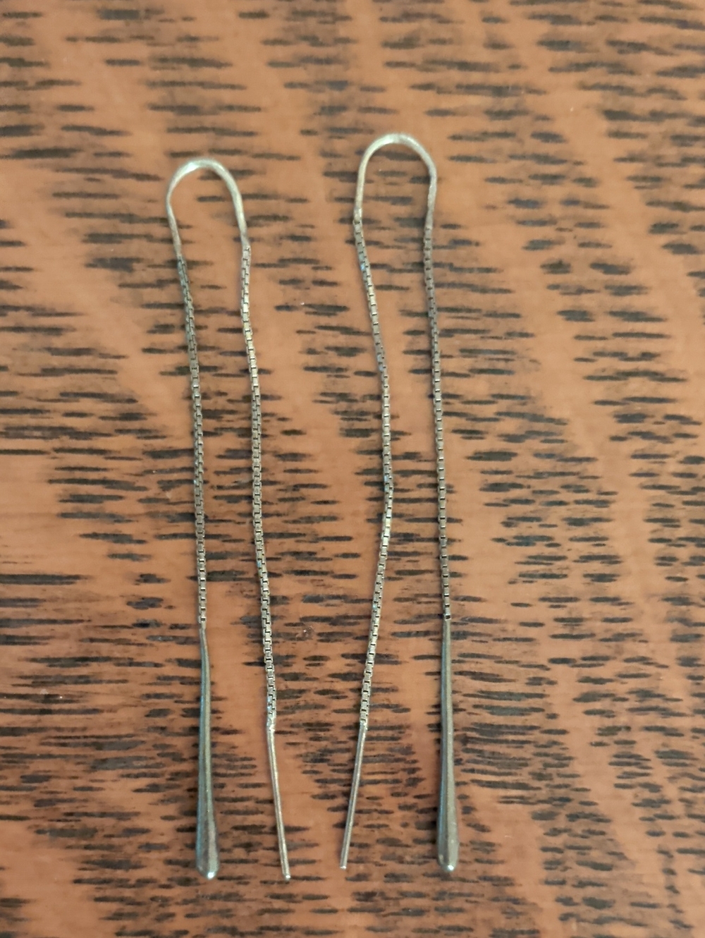 Sterling Silver Threader Earrings - Silver
